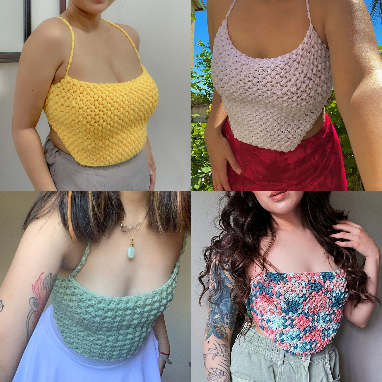 Summer Crush Bandana Top | Crochet Pattern | PDF