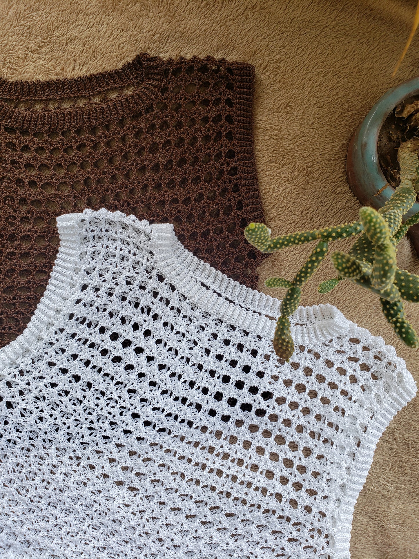 Hot Mesh Vest | Crochet Pattern | PDF