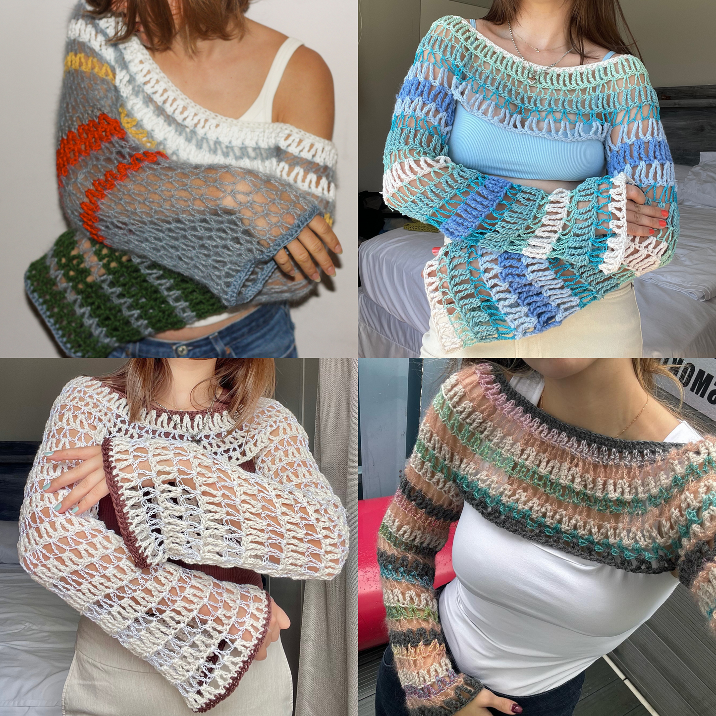 Aura Sleeves | Crochet Pattern | PDF