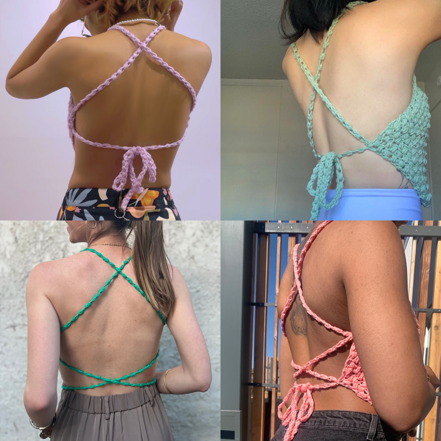 Summer Crush Bandana Top | Crochet Pattern | PDF