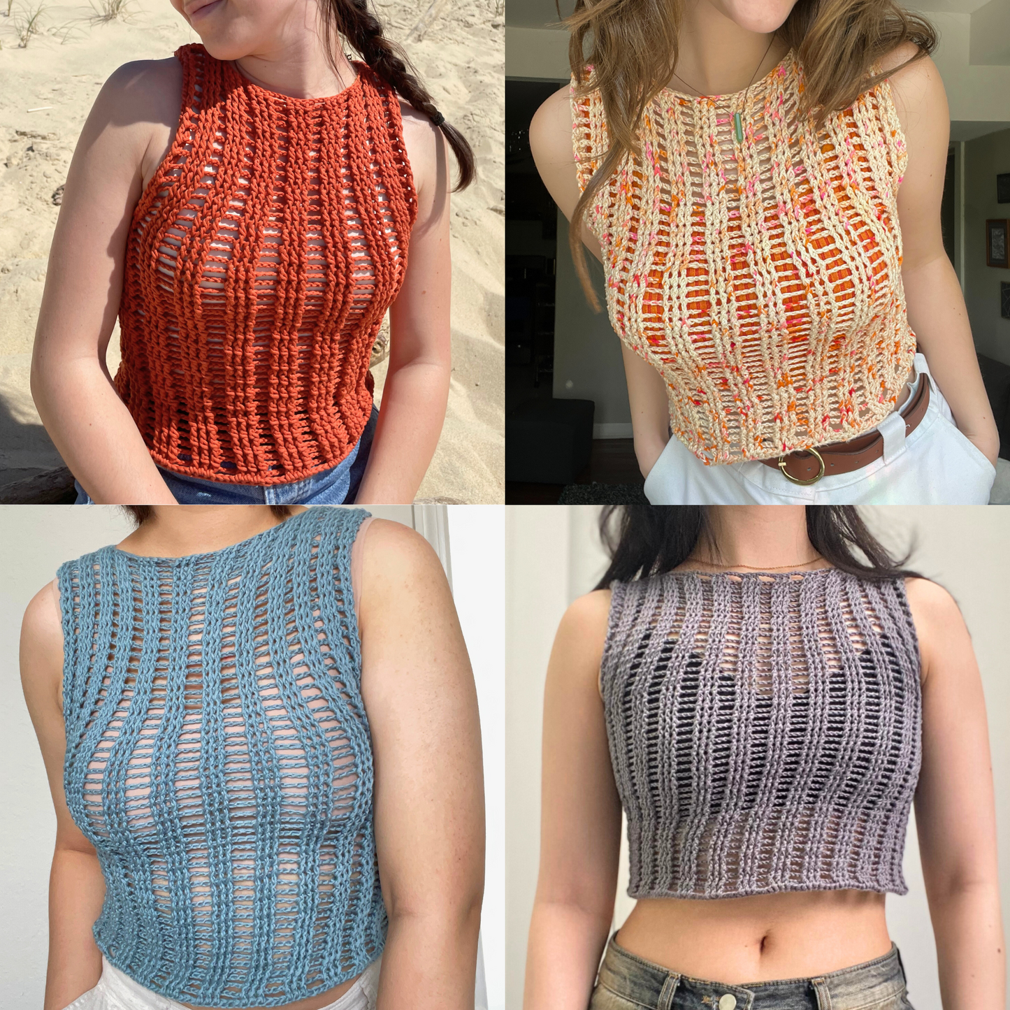 Hyphen Top | Crochet Pattern | PDF