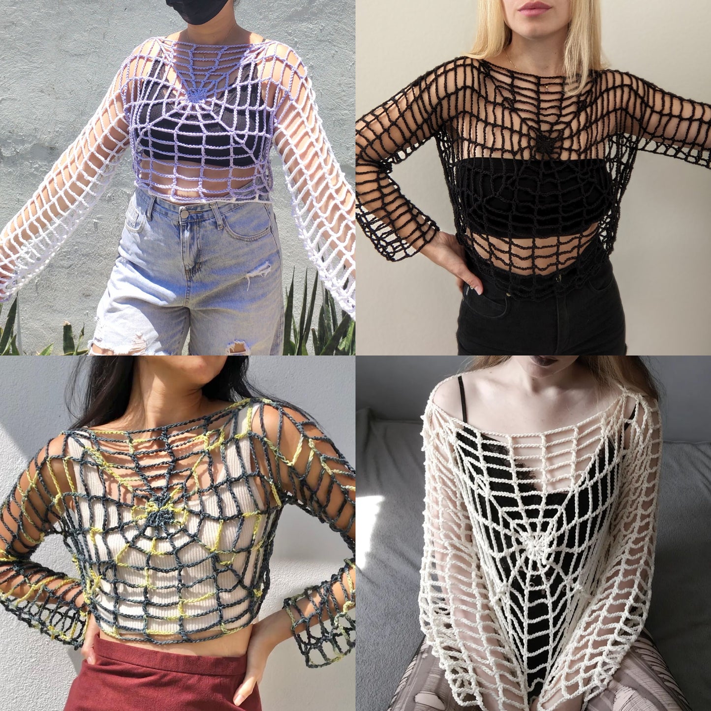 Halloweb Top | Crochet Pattern | PDF