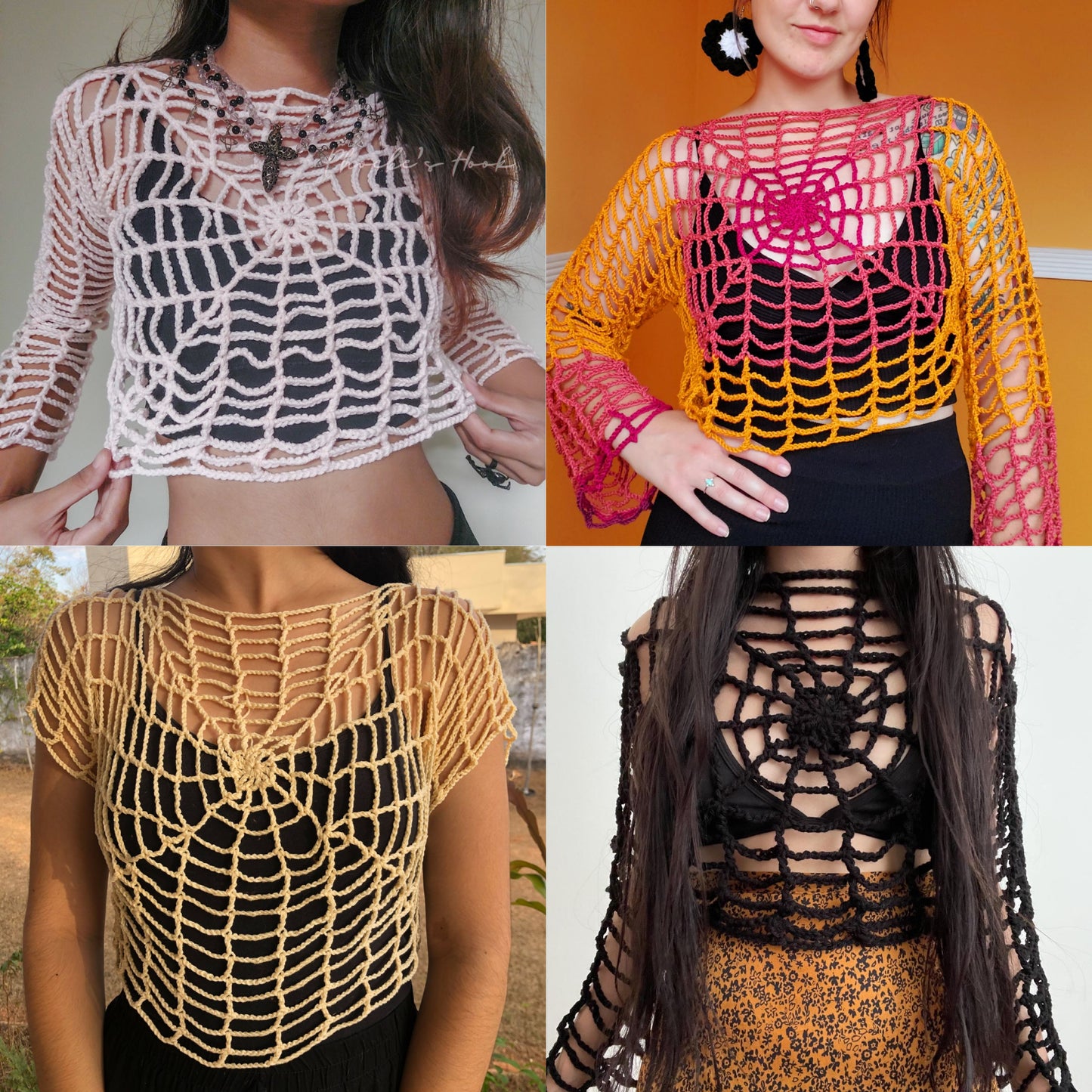 Halloweb Top | Crochet Pattern | PDF