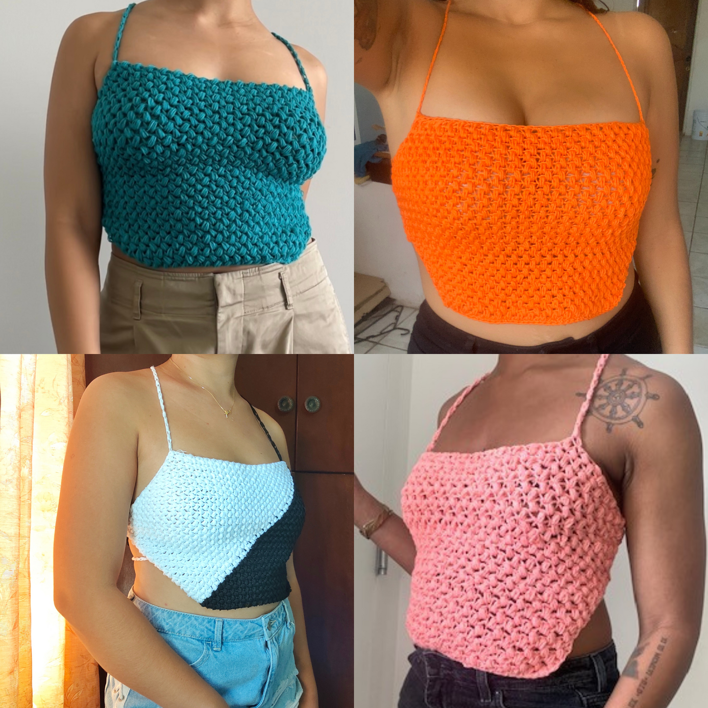 Summer Crush Bandana Top | Crochet Pattern | PDF