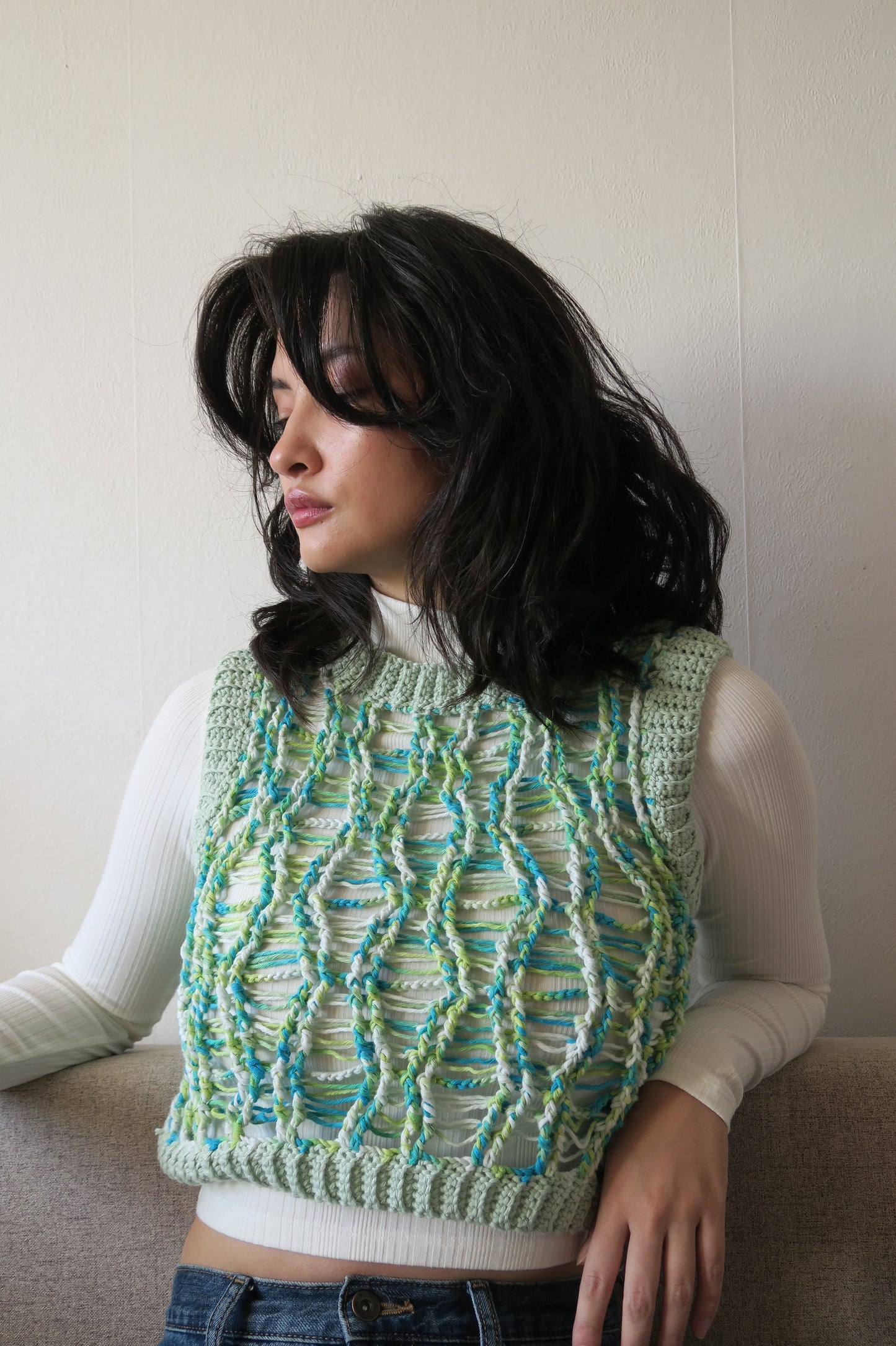 Wisteria Vest | Crochet Pattern | PDF