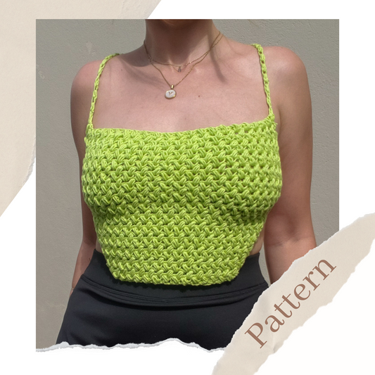 Summer Crush Bandana Top | Crochet Pattern | PDF