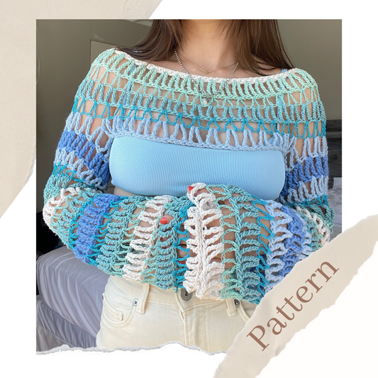 Aura Sleeves | Crochet Pattern | PDF