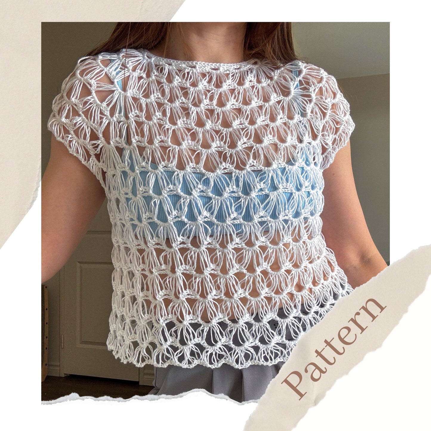 Jellyfish Tee | Crochet Pattern | PDF