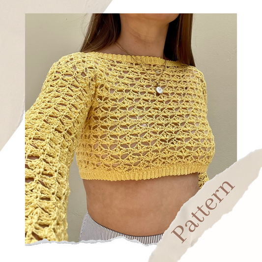 Soft Serve Top | Crochet Pattern | PDF