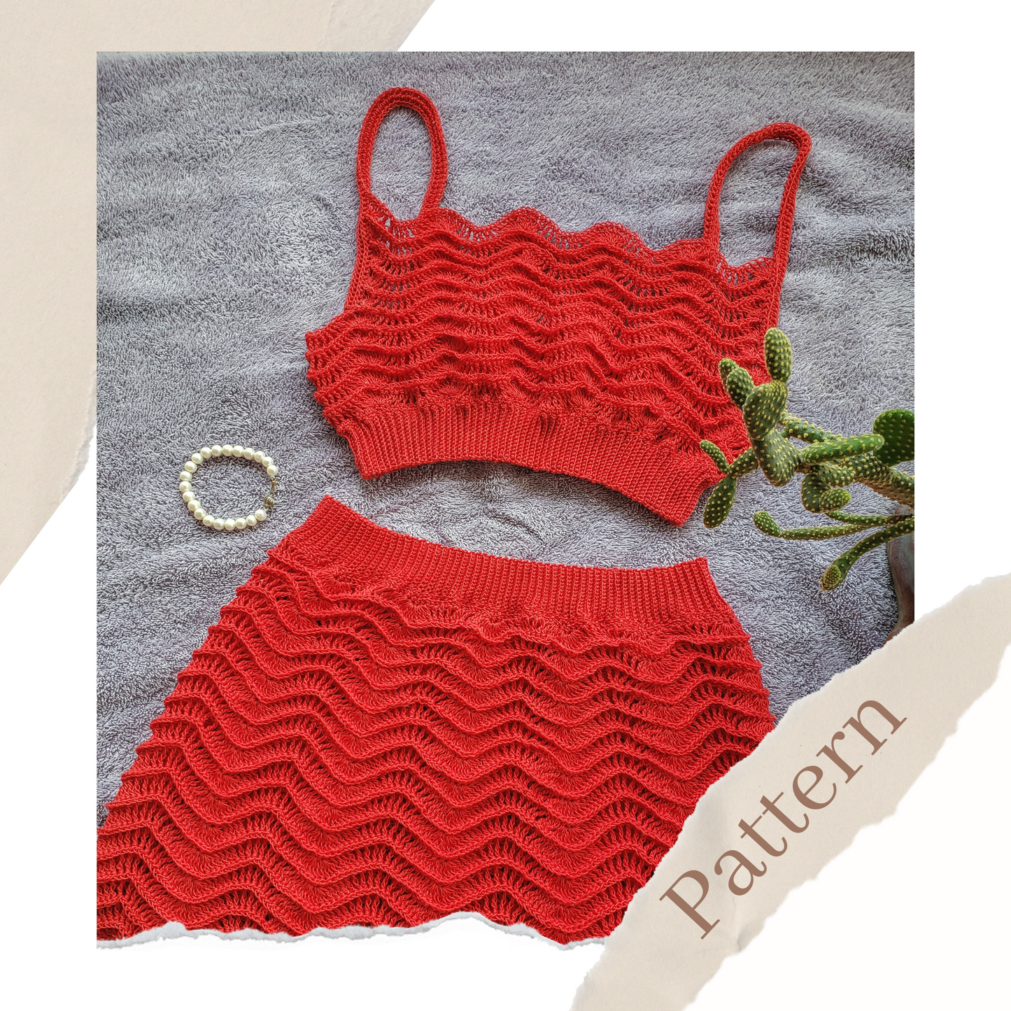 HER Matching Set | Crochet Pattern | PDF