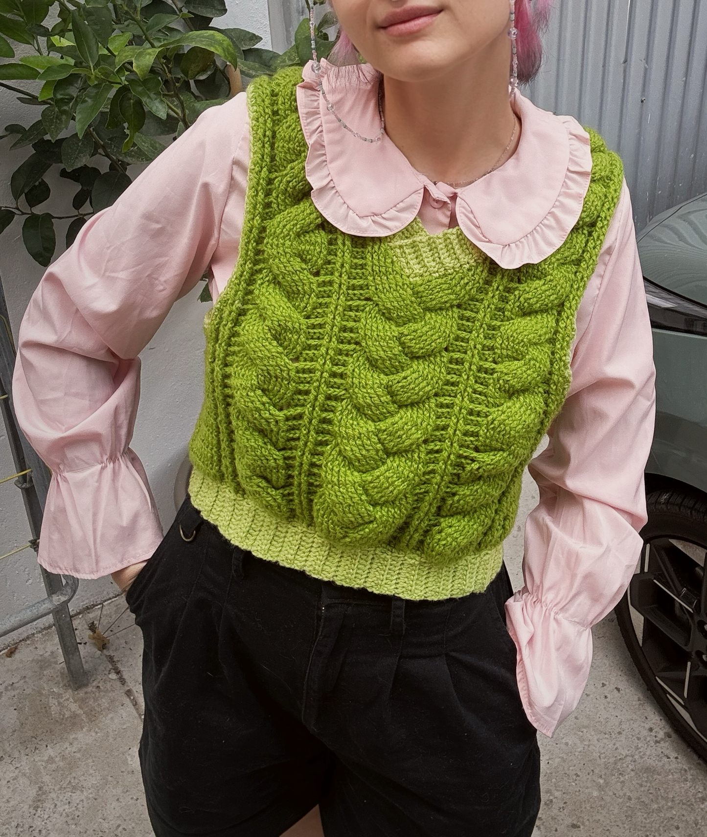 Cable Vest | Crochet Pattern | PDF