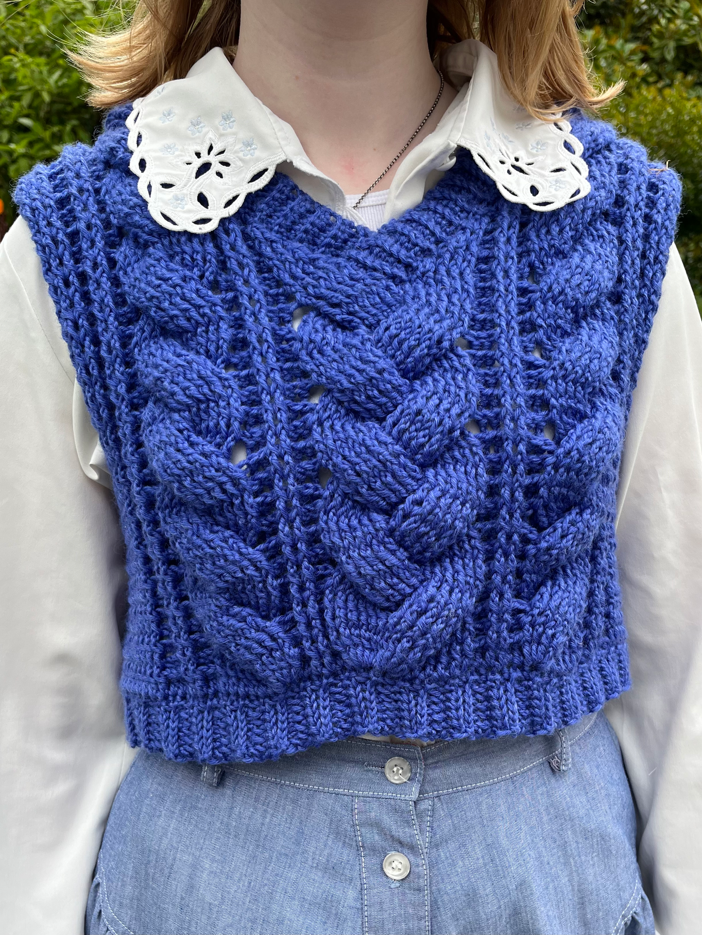 Cable Vest | Crochet Pattern | PDF