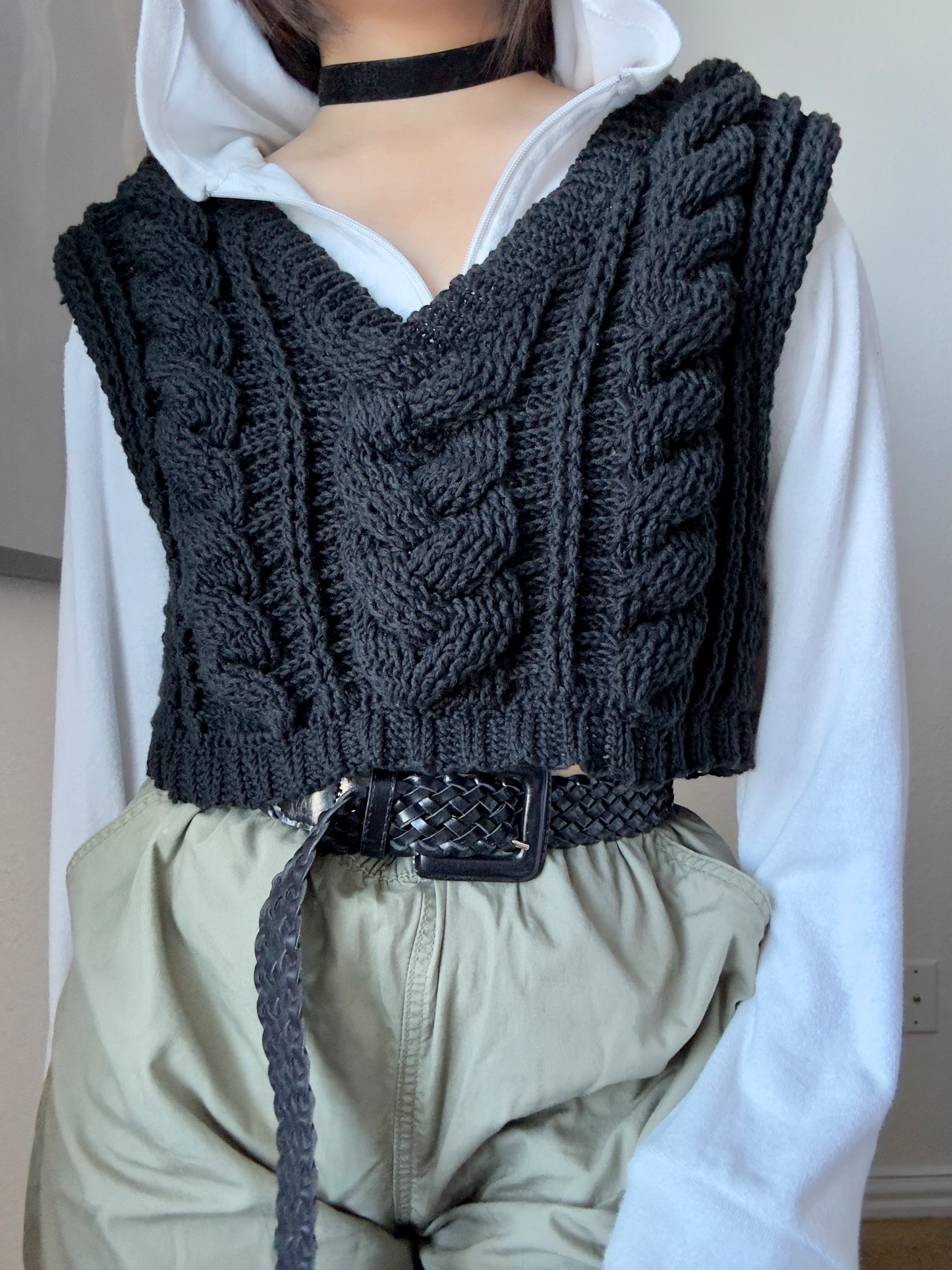 Cable Vest | Crochet Pattern | PDF