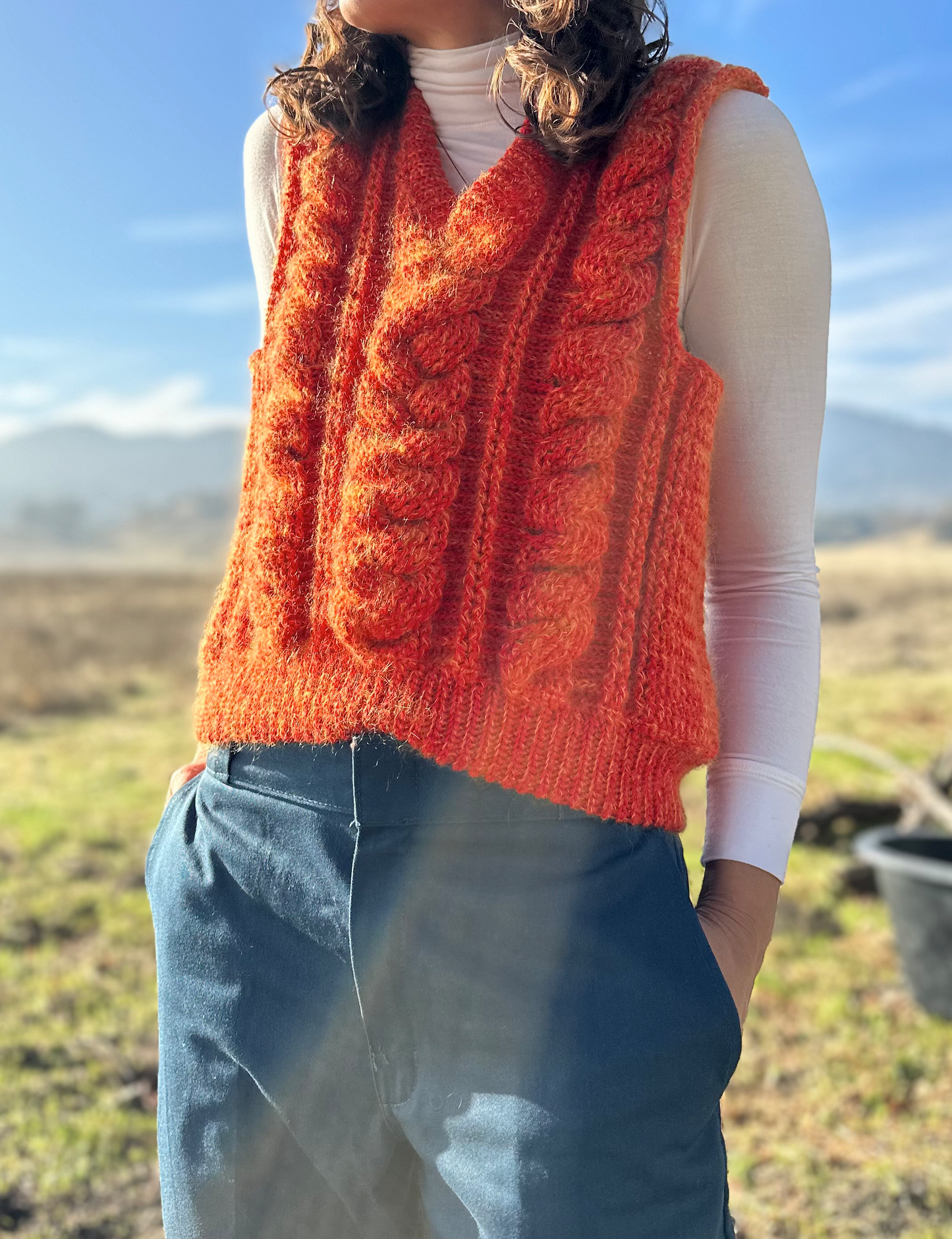 Cable Vest | Crochet Pattern | PDF