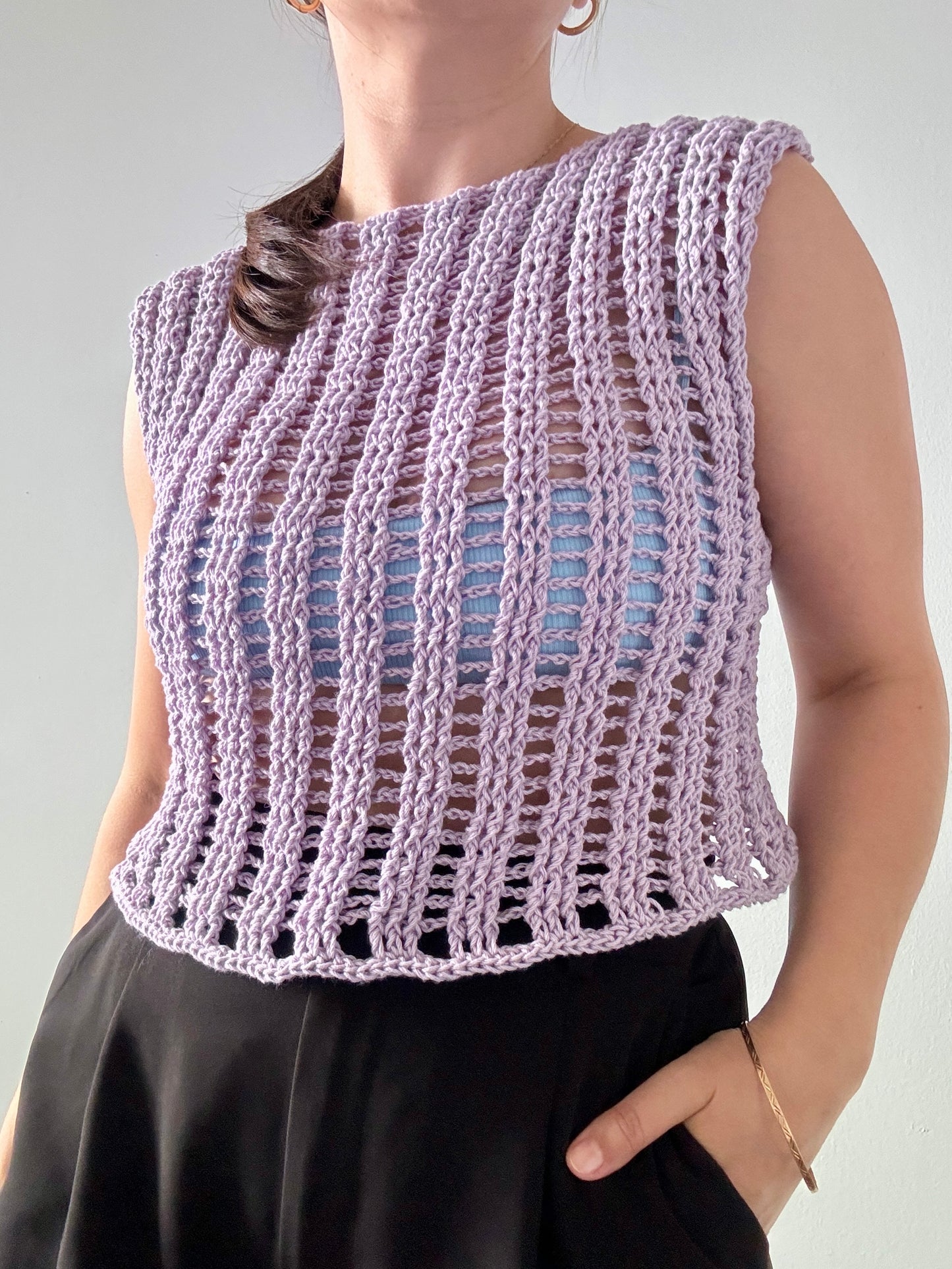 Hyphen Top | Crochet Pattern | PDF