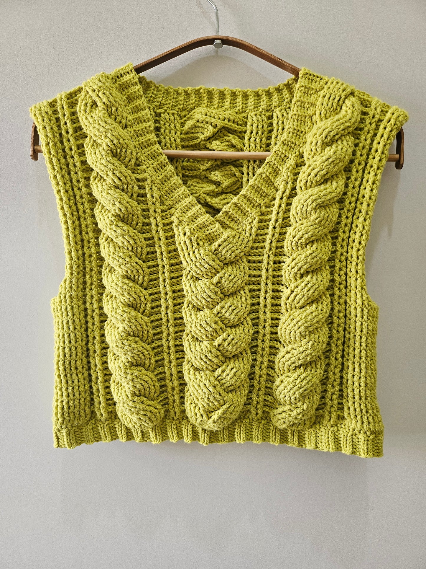 Cable Vest | Crochet Pattern | PDF