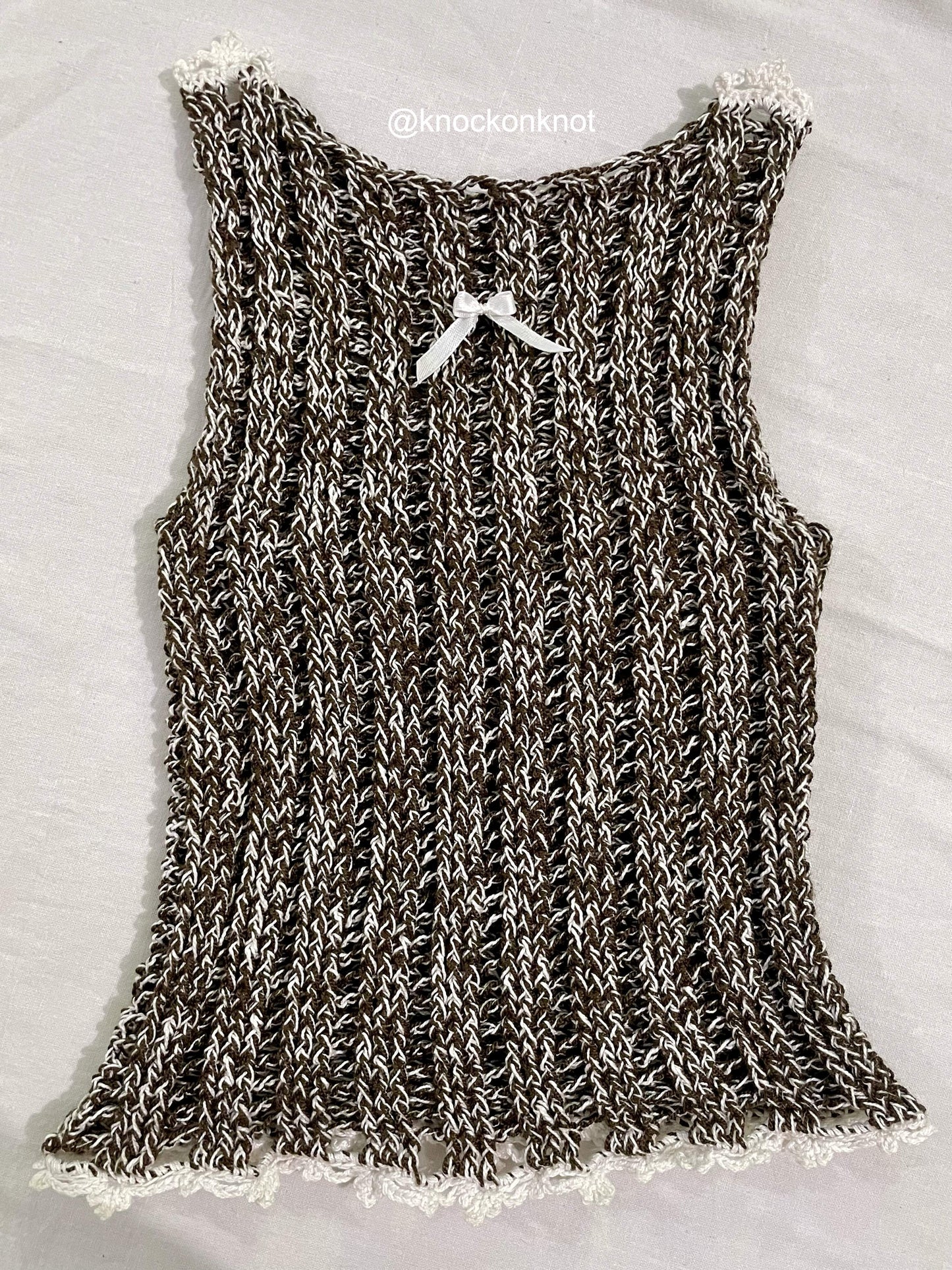 Hyphen Top | Crochet Pattern | PDF